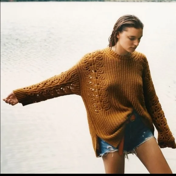 Anthropologie mustard sweater online
